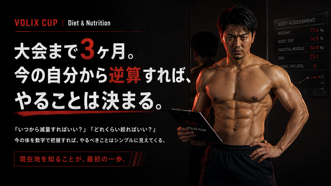 【大会までの減量ロードマップ】