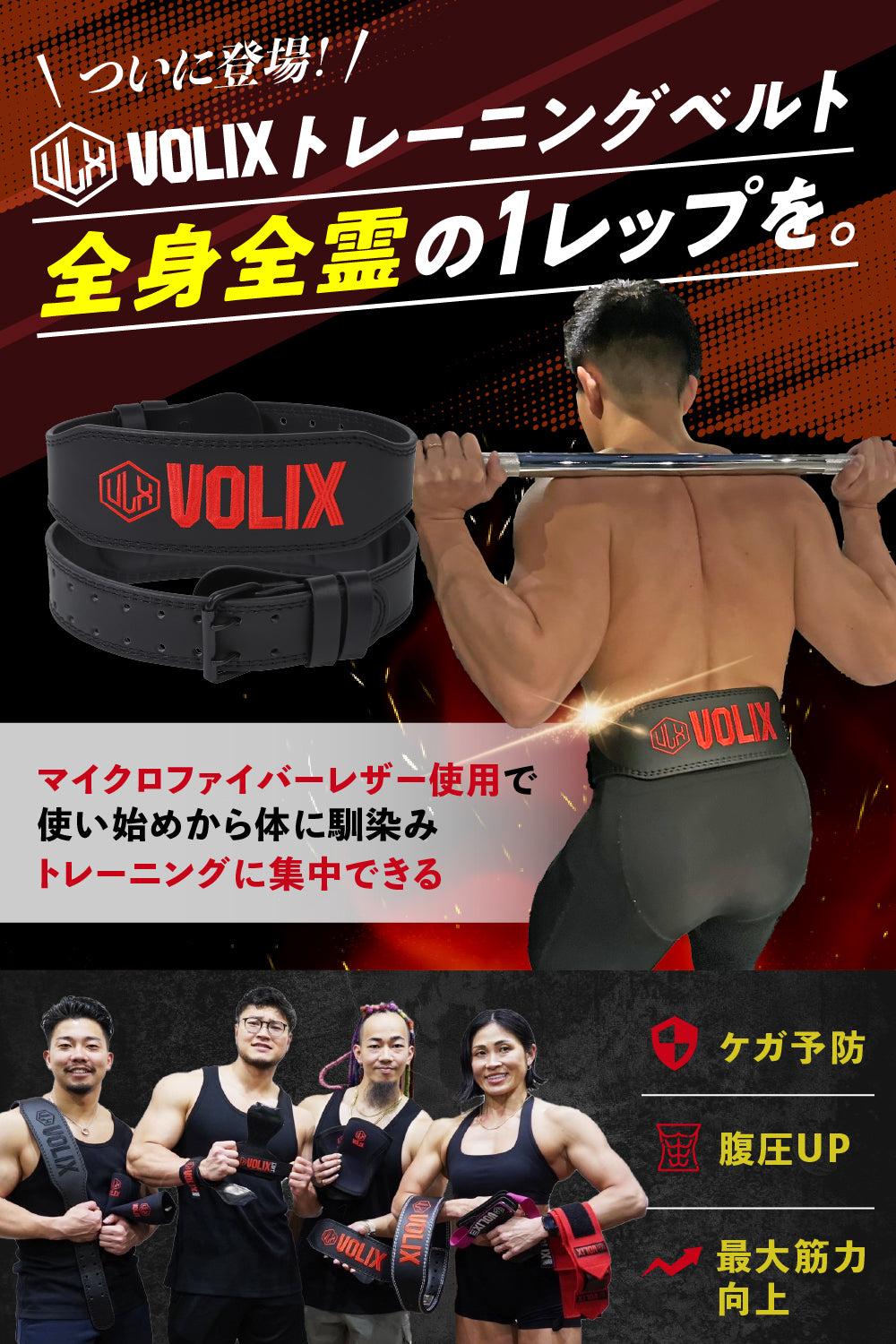 Training Belt - トレーニングベルト – VOLIX