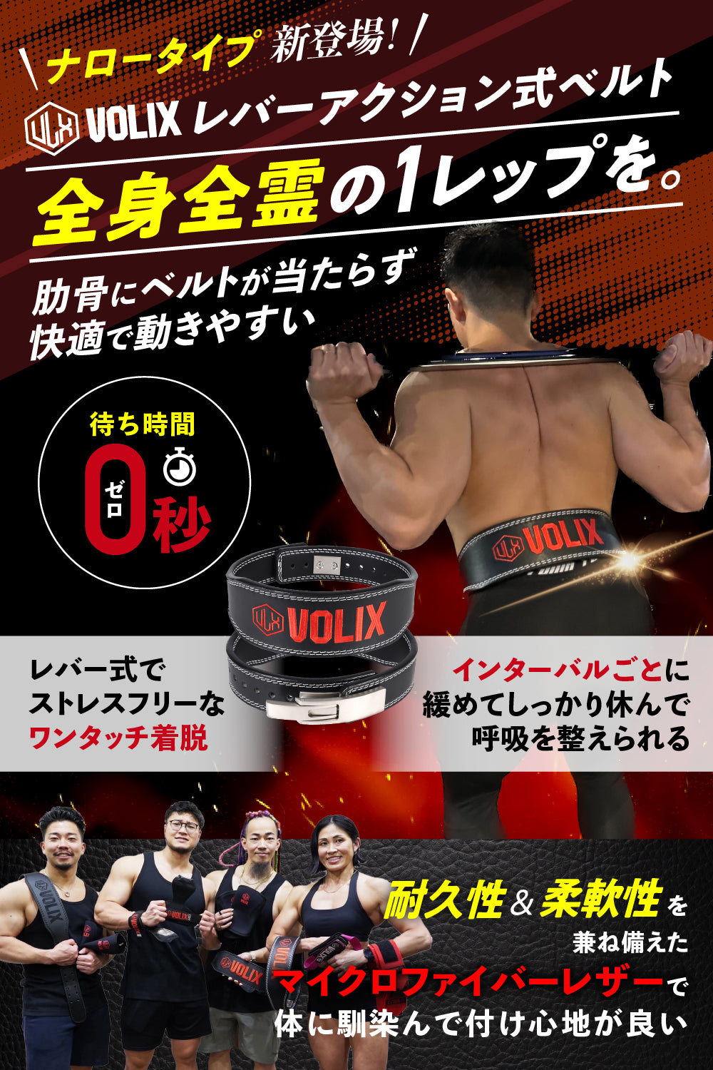Lever Action Belt narrow - レバーアクションベルト ナロータイプ – VOLIX