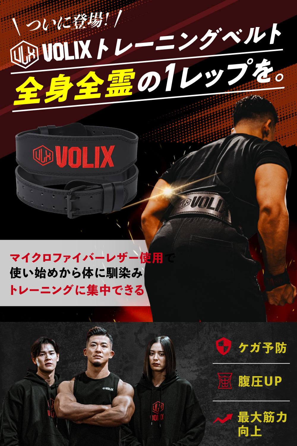 Training Belt - トレーニングベルト – VOLIX